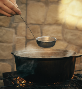 Warm Soup in Colder Months