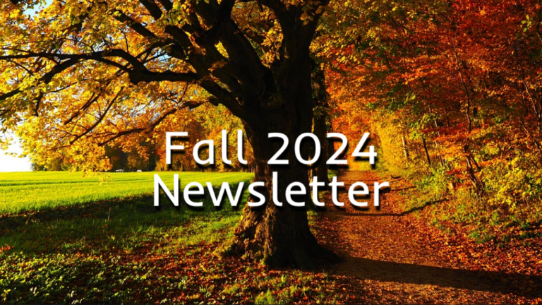 Fall 2024 Newsletter