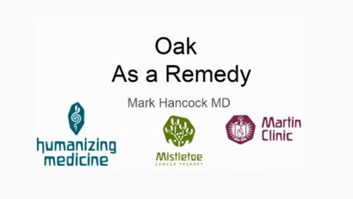 Oak As A Remedy